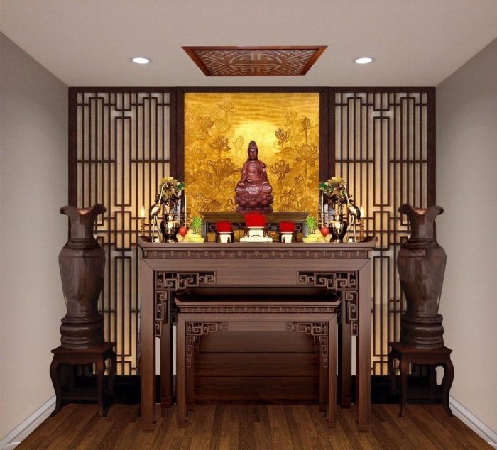 Lập bàn thờ thần tài là một việc vô cùng quan trọng tuyệt đối không được làm qua loa và đại khái