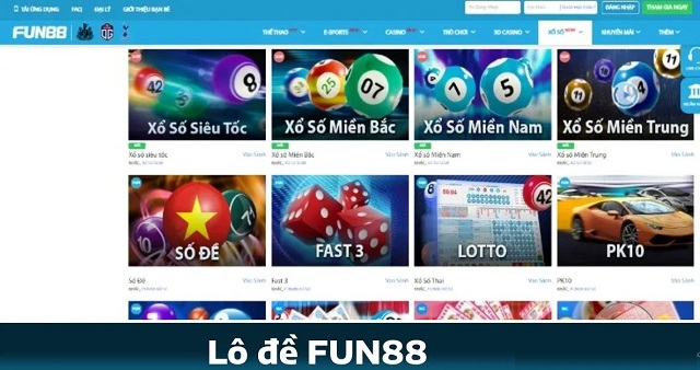 Cập nhật thông tin đánh giá trang lô đề nổi tiếng Fun88 từ chuyên gia