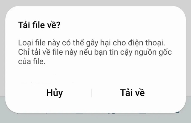 Thông báo xuất hiện bạn cứ click tải về Thông báo xuất hiện bạn cứ click tải về